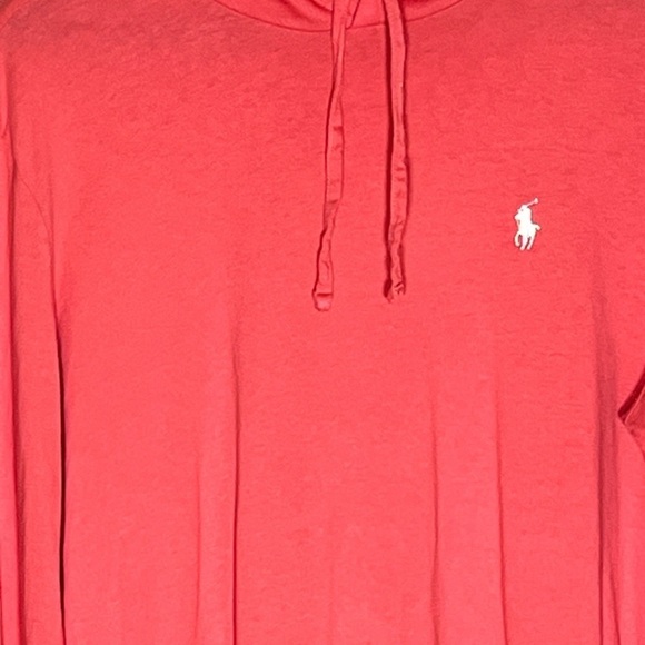 Ralph Lauren Polo Hooded Top Neon Pink Lightweight Women’s Medium - Picture 4 of 10